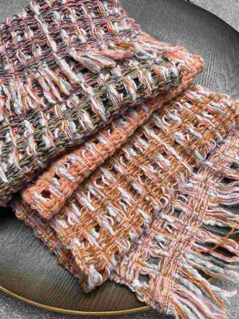 Open weave scarf 2