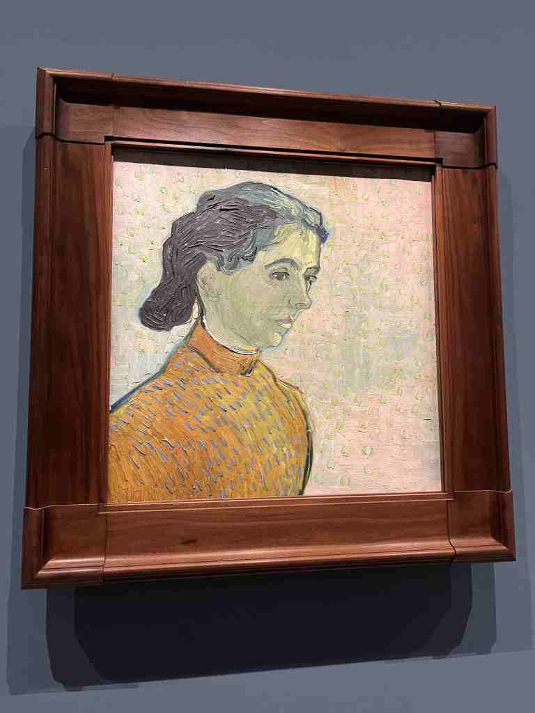 Portrait of a young girl by van Gogh June 1890