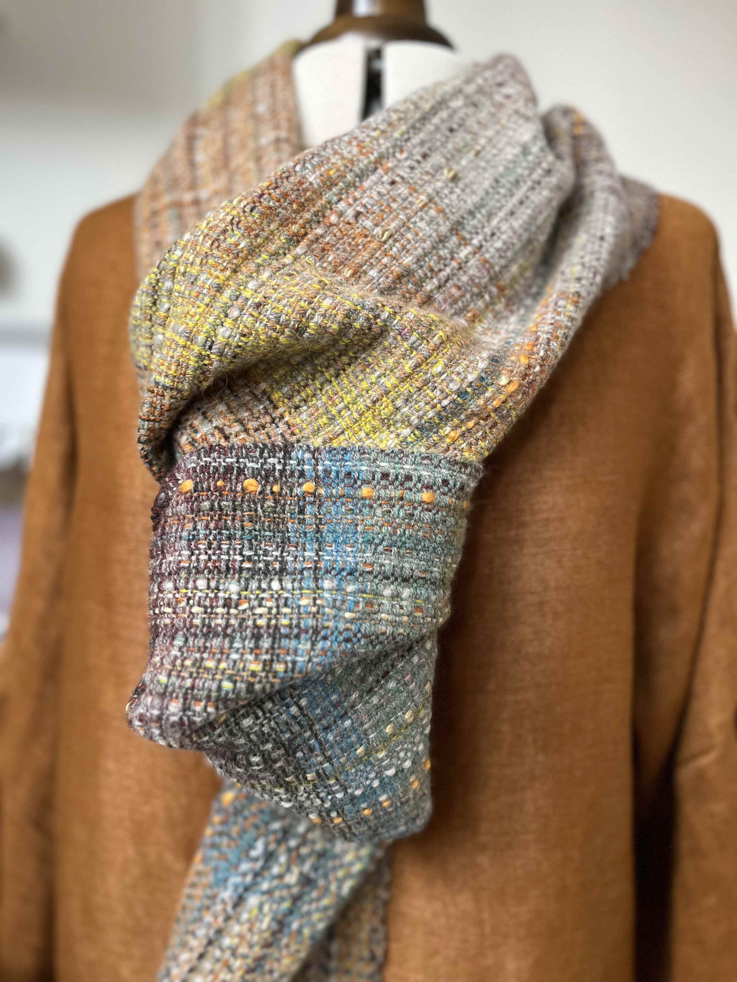 Autumn scarf bespoke commission